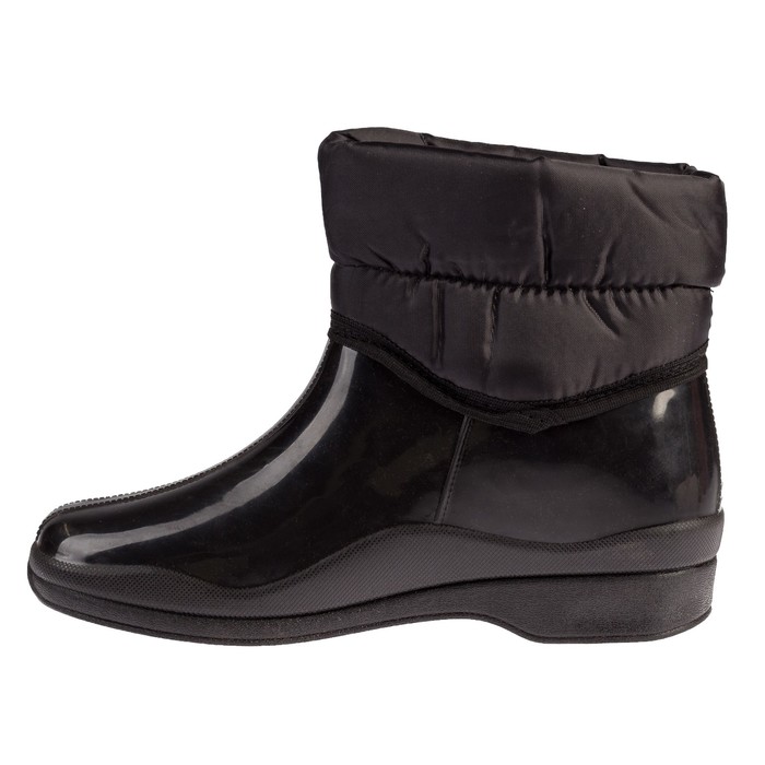 Галоши женские с надставкой арт. 76н (черный) (р. 41)