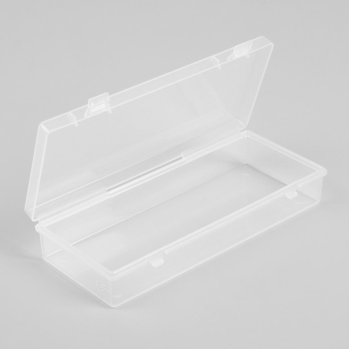 Органайзер для хранения косметических принадлежностей, с крышкой, 1 секция, цвет белый