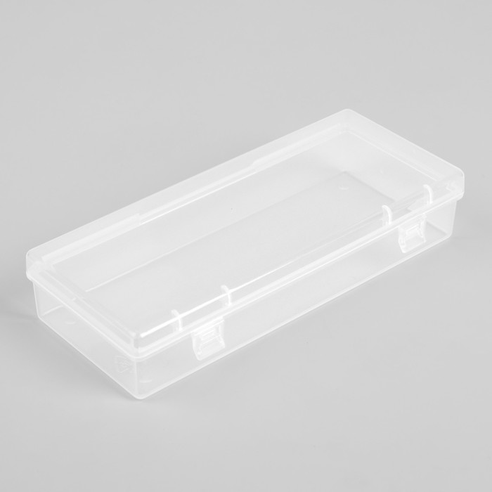 Органайзер для хранения косметических принадлежностей, с крышкой, 1 секция, цвет белый