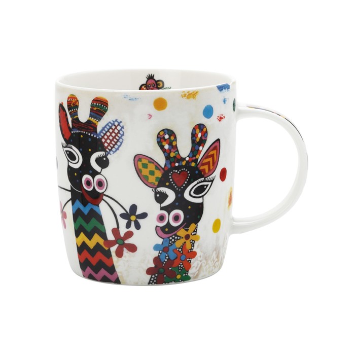 Кружка «Жирафы» 370 мл, в подарочной упаковке