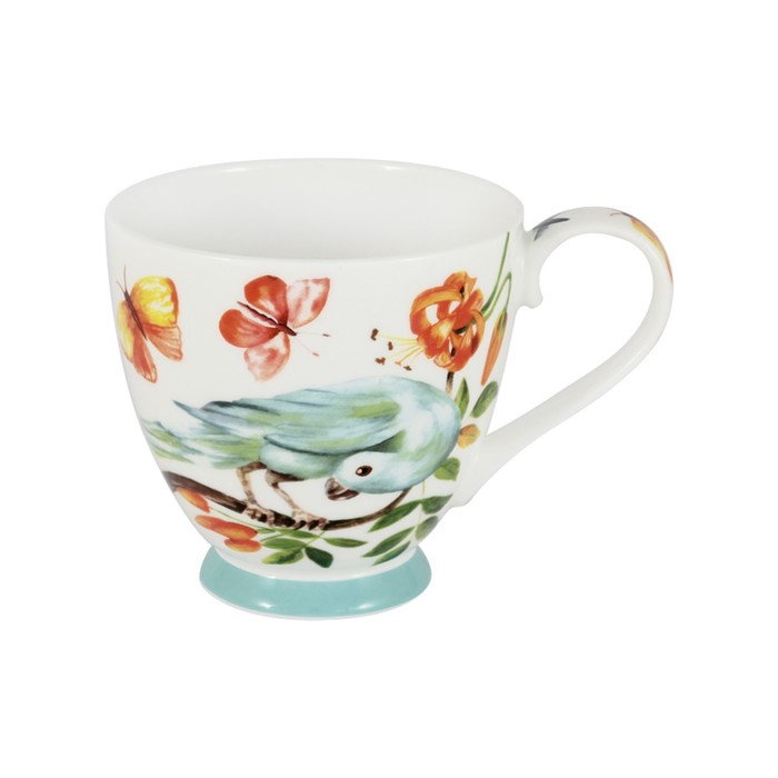 Кружка «Певчая птица» 400 мл, в цветной упаковке