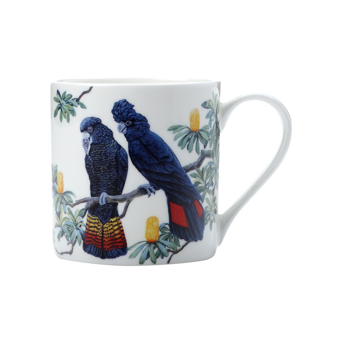Кружка «Чёрный какаду» 350 мл, в подарочной упаковке