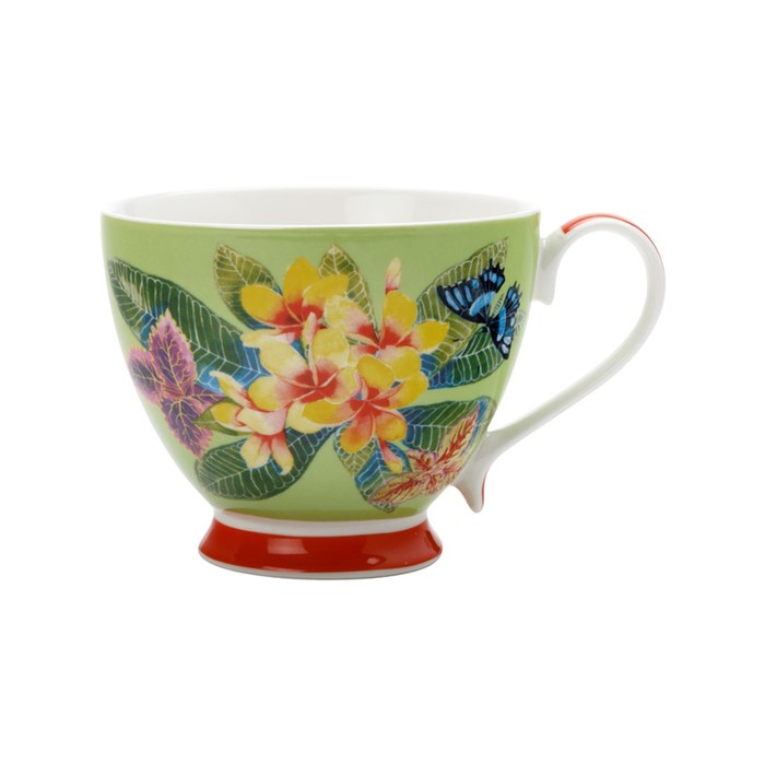 Кружка «Экзотика» 400 мл, зелёная, в подарочной упаковке