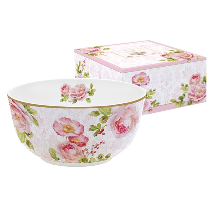 Салатник «Дамасская роза» 14 см, в подарочной упаковке