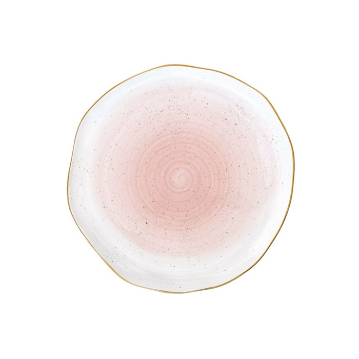 Тарелка Artesanal 26 см, розовая