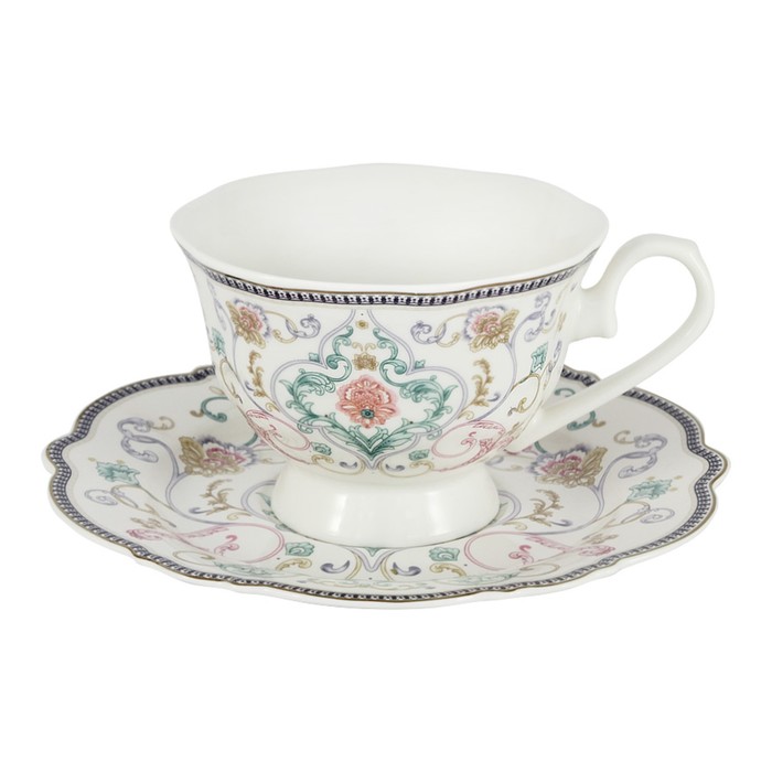 Чайная пара «Узор» 200 мл, в подарочной упаковке