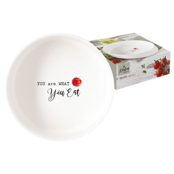 Чаша-салатник Kitchen Elements 20 см, 1 л,  в подарочной упаковке