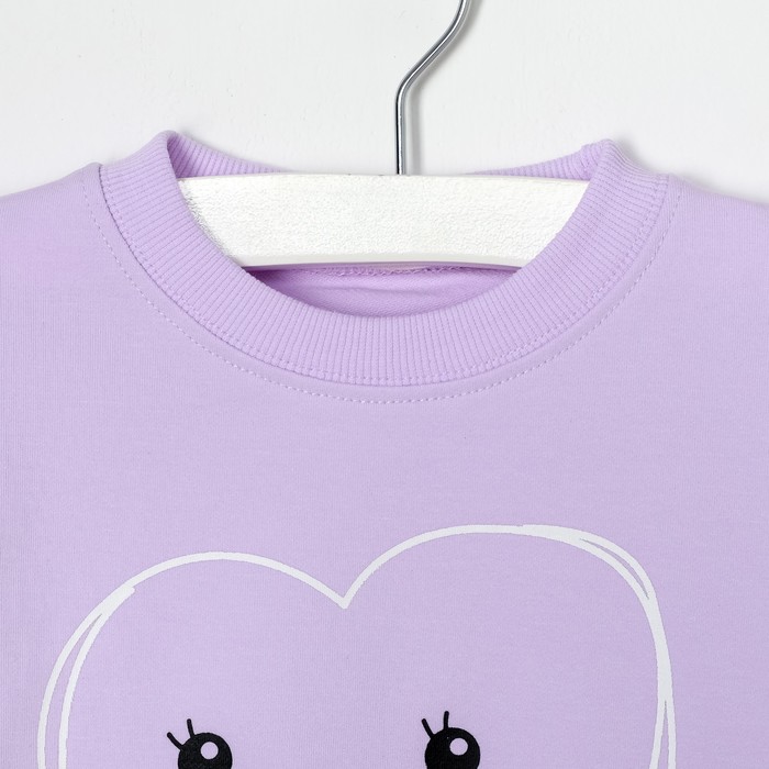 Джемпер Happy time сиреневый, рост 98