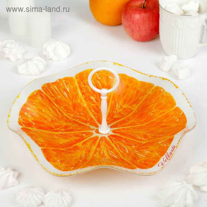Конфетница «Апельсин. Медуза», d=30 см