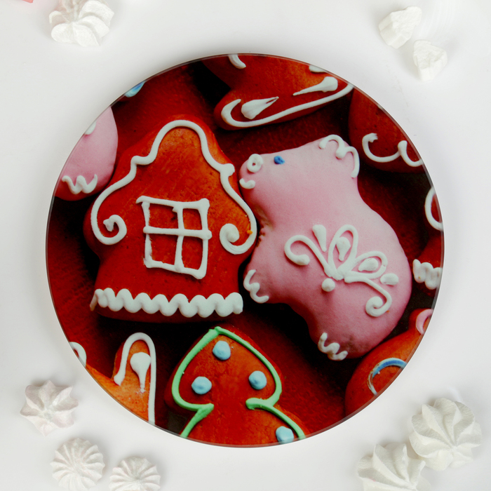 Блюдо вращающееся "Имбирные пряники" d=30 см