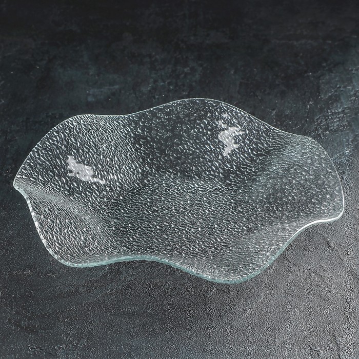 Тарелка d=30 см "Медуза" бесцвет