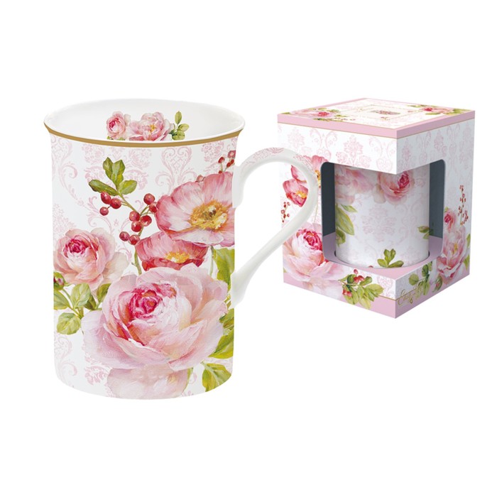 Кружка «Дамасская роза» 250 мл, в подарочной упаковке