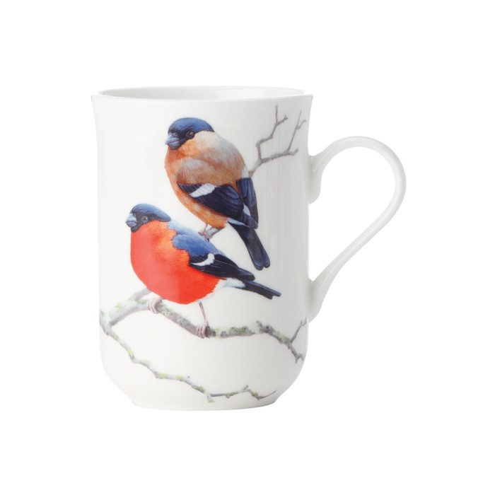 Кружка «Снегири» 300 мл, в подарочной упаковке