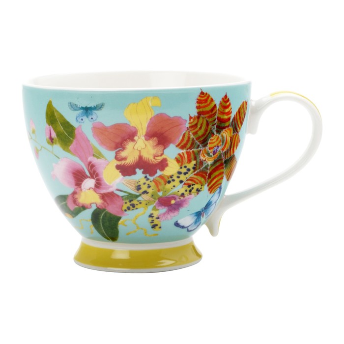 Кружка «Экзотика» 400 мл, голубая, в подарочной упаковке