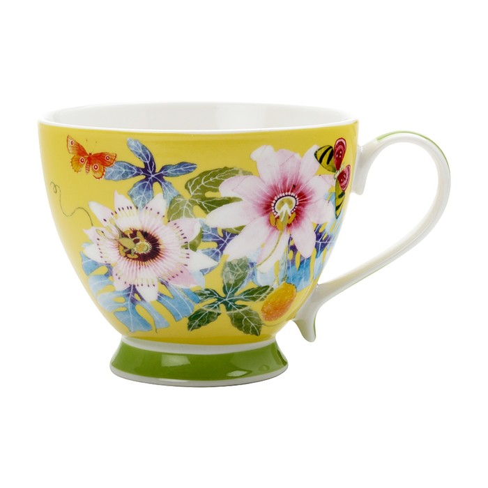 Кружка «Экзотика» 400 мл, жёлтая, в подарочной упаковке