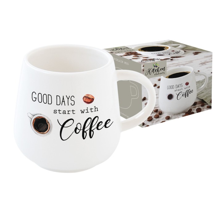 Кружка Kitchen Elements 400 мл, в подарочной упаковке