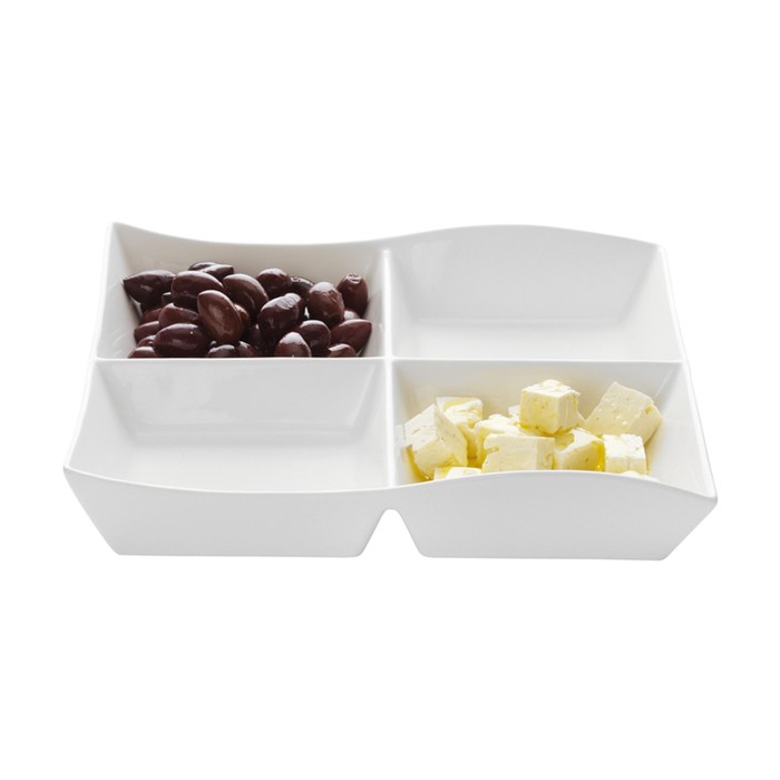 Менажница квадратная «Движение» 30 см, в подарочной упаковке