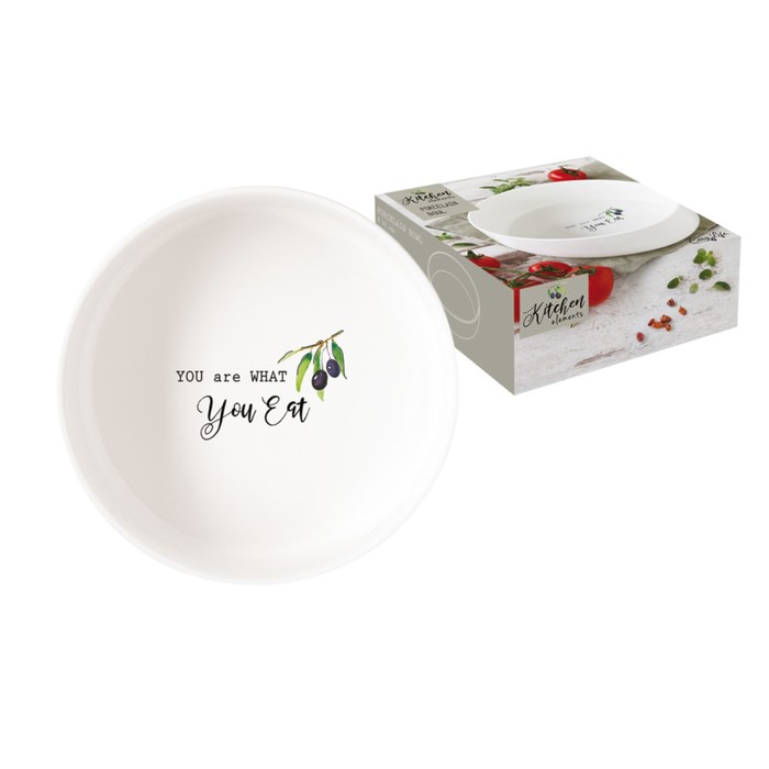 Чаша-салатник Kitchen Elements 16 см, 0.5 л, в подарочной упаковке