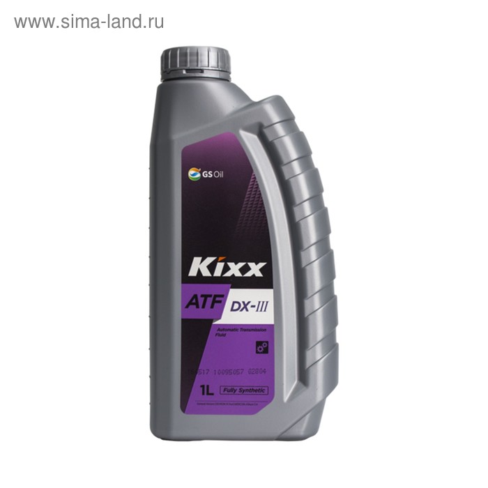 Трансмиссионная жидкость Kixx ATF DX-III, 1 л трансмиссионная жидкость totachi atf spiii 4 л