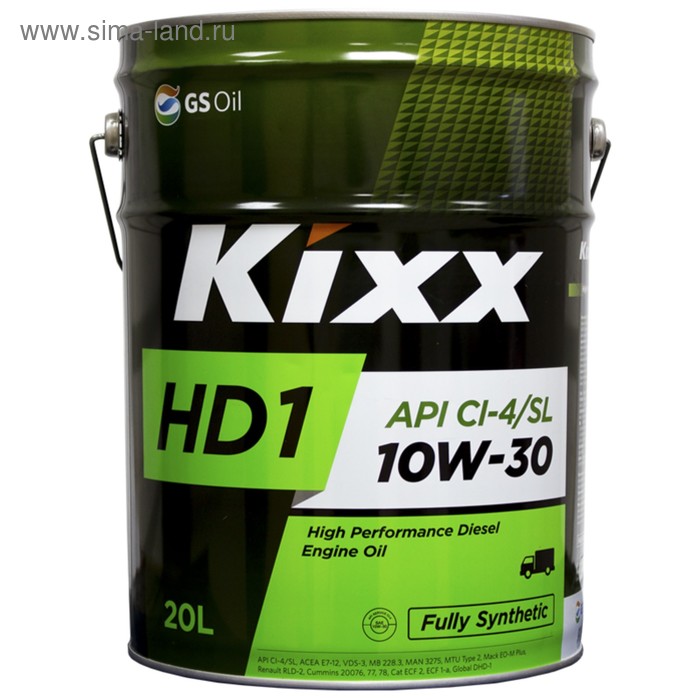 Масло моторное Kixx HD1 CI-4 10W-30 D1, 20 л