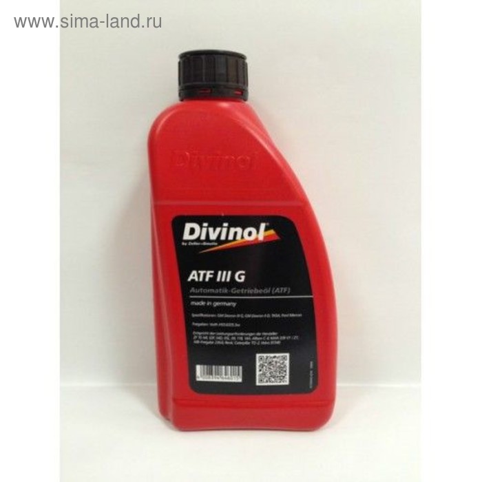 фото Масло трансмиссионное divinol atf - iii/g, 1 л