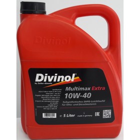 

Масло моторное DIVINOL Multimax Extra 10W-40, 5 л