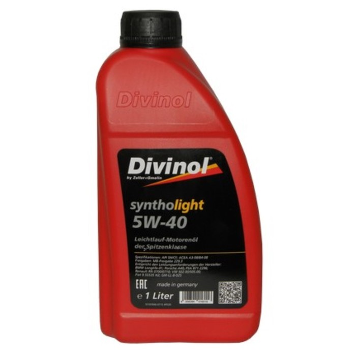 Моторное масло DIVINOL Syntholight 5w-40, 1 л