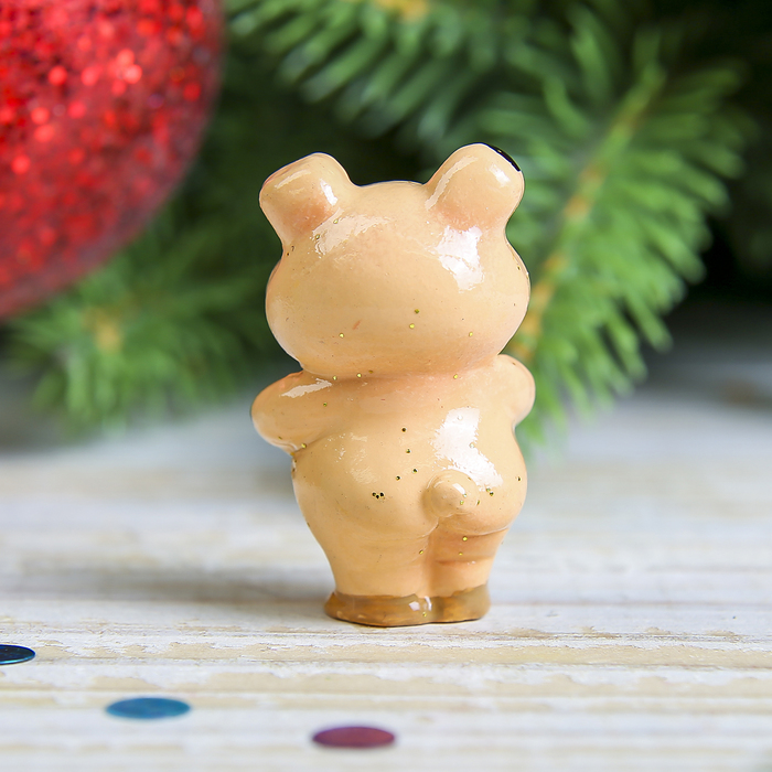 Сувенир полистоун лак "Свинтус-улыбака с золотишком" МИКС 4,8х2,8х2,5 см