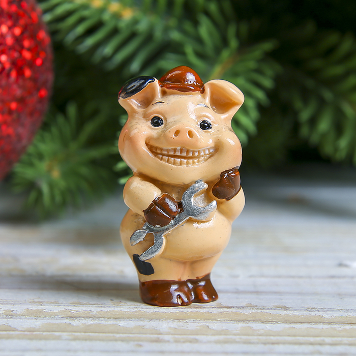 Сувенир полистоун лак "Свинтус-улыбака профессии" МИКС 4,8х2,8х2,5 см