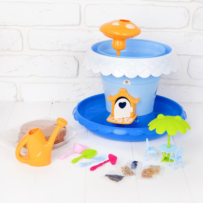 Набор для выращивания растений "Магический дом", цвет синий