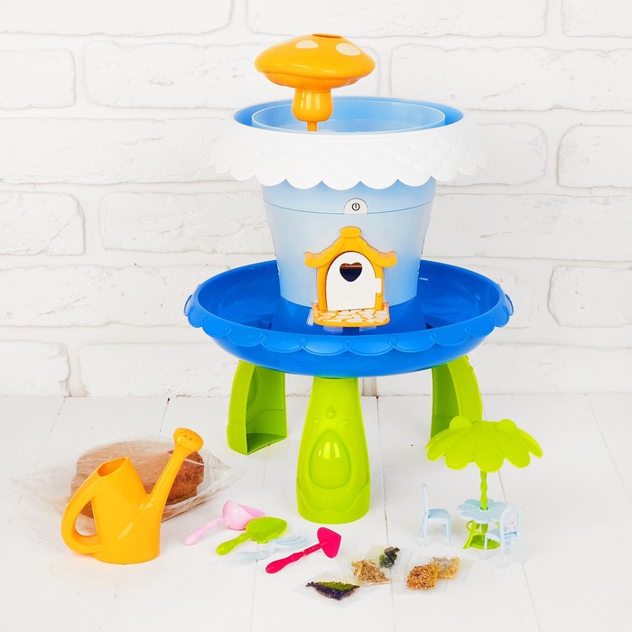 Набор для выращивания растений "Магический дом на ножках", цвет голубой