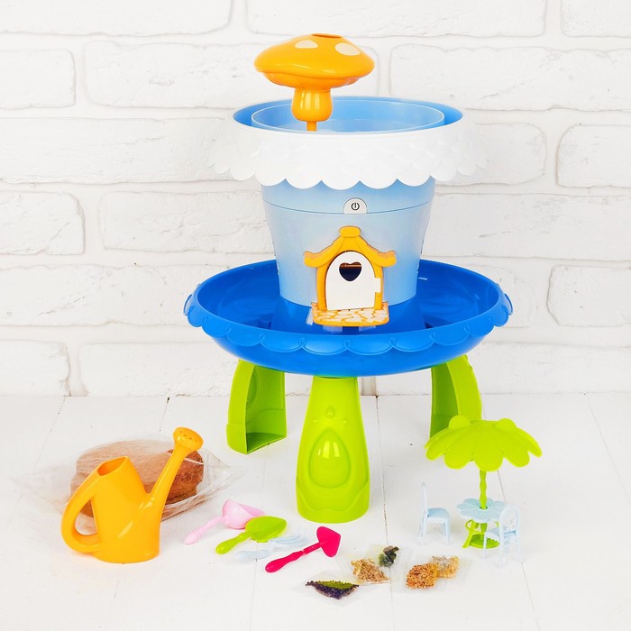 Набор для выращивания растений "Магический дом на ножках", цвет голубой