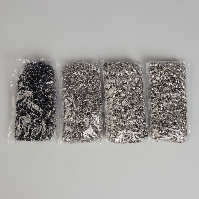 Кнопки рубашечные, d=9,5мм, 1000 шт, цвет чёрный