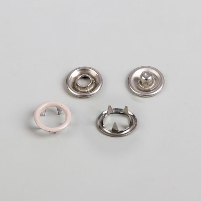 Кнопки рубашечные, d=9,5мм, 1000 шт, цвет бежевый