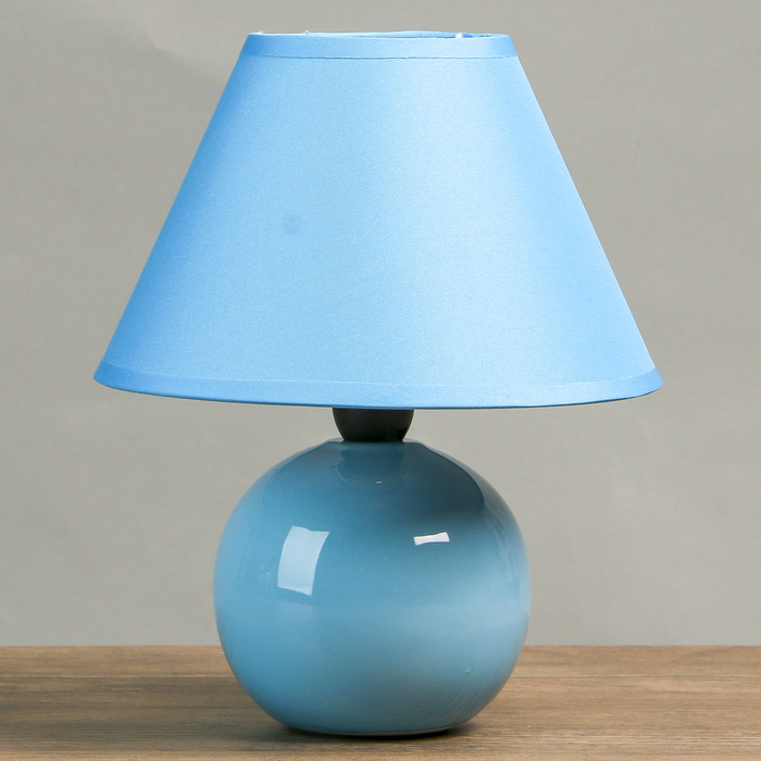 Лампа настольная Е14 25W "Шар синий" 17х17х24 см