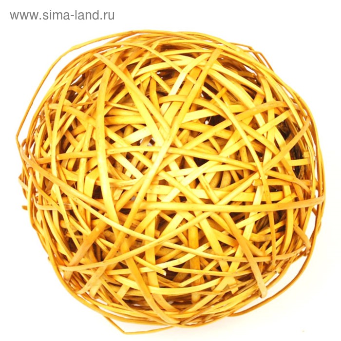 Шар из лозы 25 смсветло-жёлтый 796₽