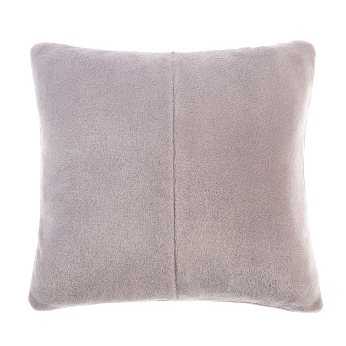 Наволочка "Этель", серая, р-р 40х40 см, 100% п/э