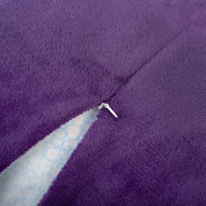 Наволочка "Этель" Корона, фиолетовая, р-р 40 х 40 см, 100 % п/э