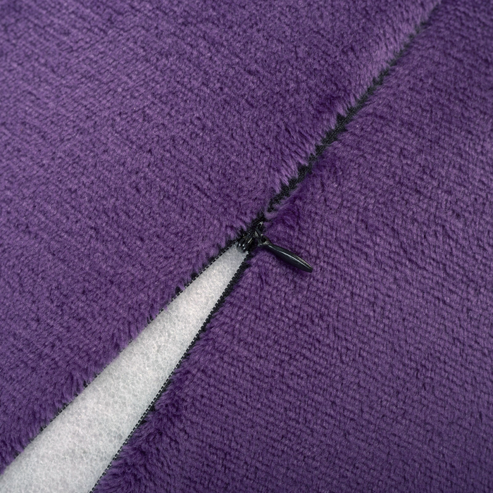 Наволочка "Этель" Сердце, фиолетовая, р-р 40 х 40 см, 100 % п/э