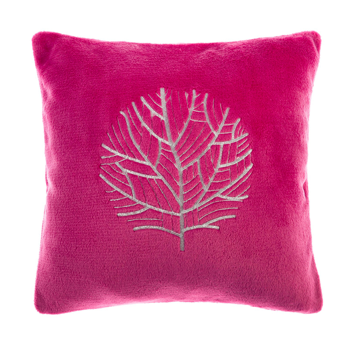 Наволочка "Этель" Деревья, вишневая, р-р 40 х 40 см, 100 % п/э
