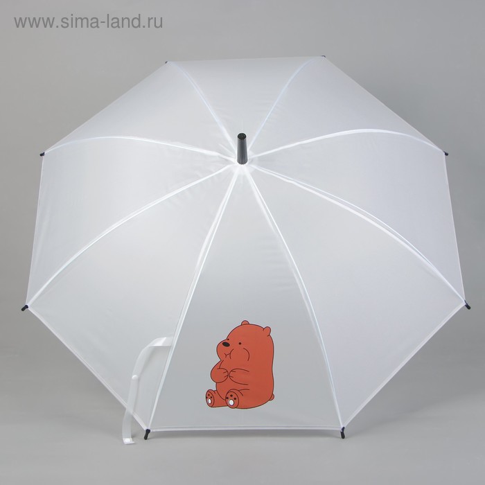 Зонт детский Мишка-задира белый r 52 см 495₽