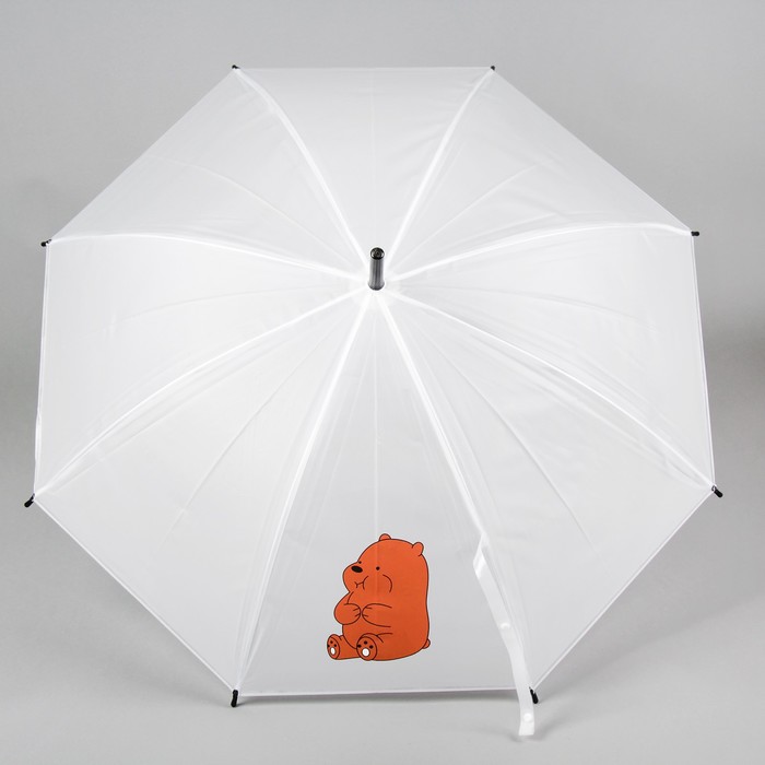 Зонт детский "Пухлый мишка",коричневый