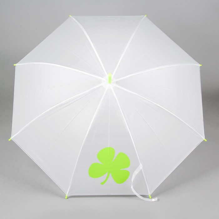 Зонт детский "Листик", на белом фоне