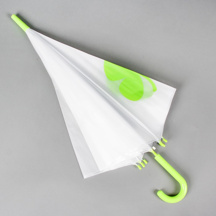 Зонт детский "Листик", на белом фоне