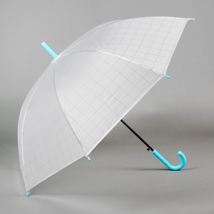 Зонт детский "Зеленый кактус", клетка