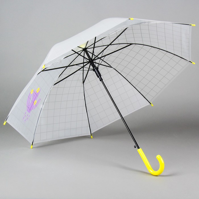 Зонт детский "Цветущий кактус", клетка