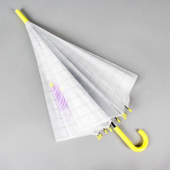 Зонт детский "Цветущий кактус", клетка