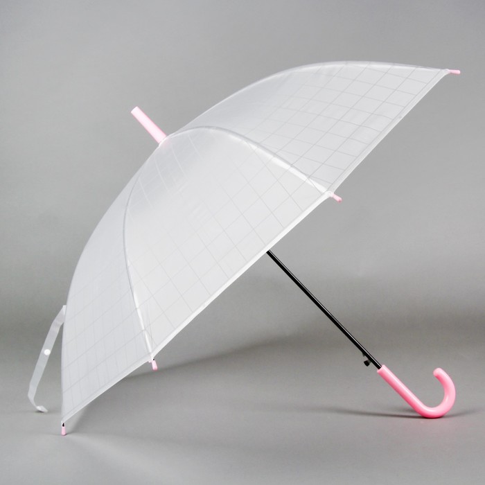 Зонт детский "Розовый кактус", клетка