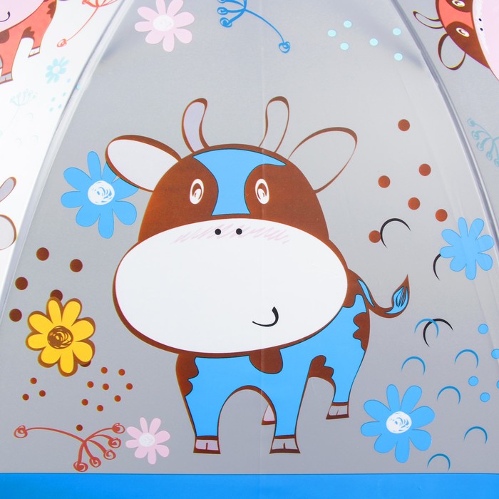 Зонт детский "Коровки", со свистком