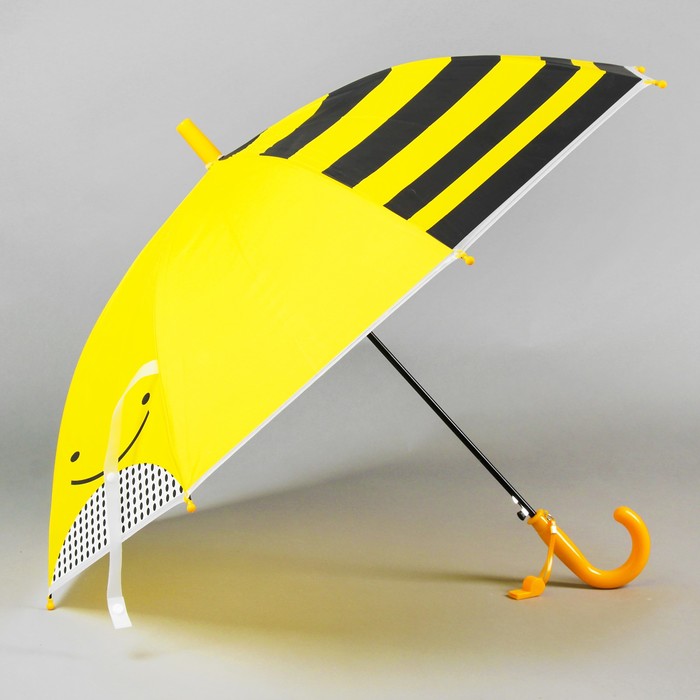 Зонт детский "Веселые мордочки "Пчелка", со свистком